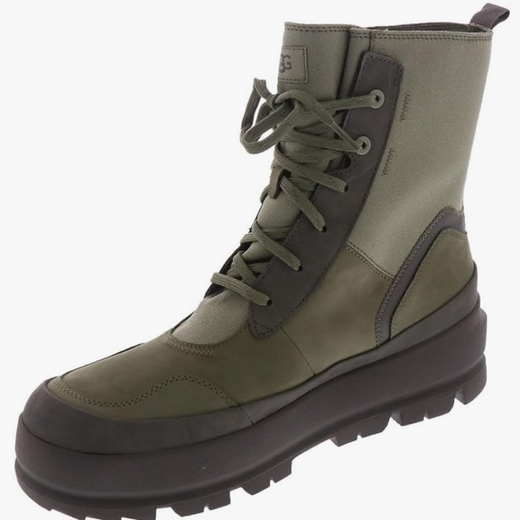 UGG The Lug Moss Green Boots 9.5 M NEW - Picture 4 of 9